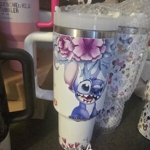 Just a Girl Who Loves Stitch” insulated tumbler